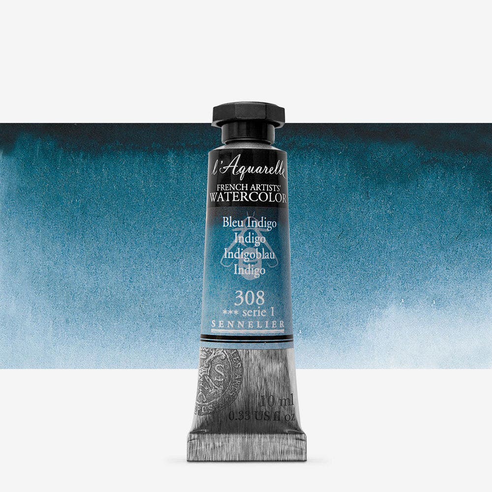 Sennelier - Aquarelle Extra Fine Tube 10Ml Bleu Indigo S1