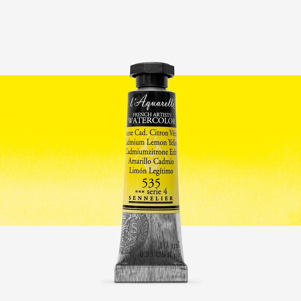 Sennelier - Aquarelle Extra Fine Tube 10Ml Jaune Cadmium Citron VéRitable S4