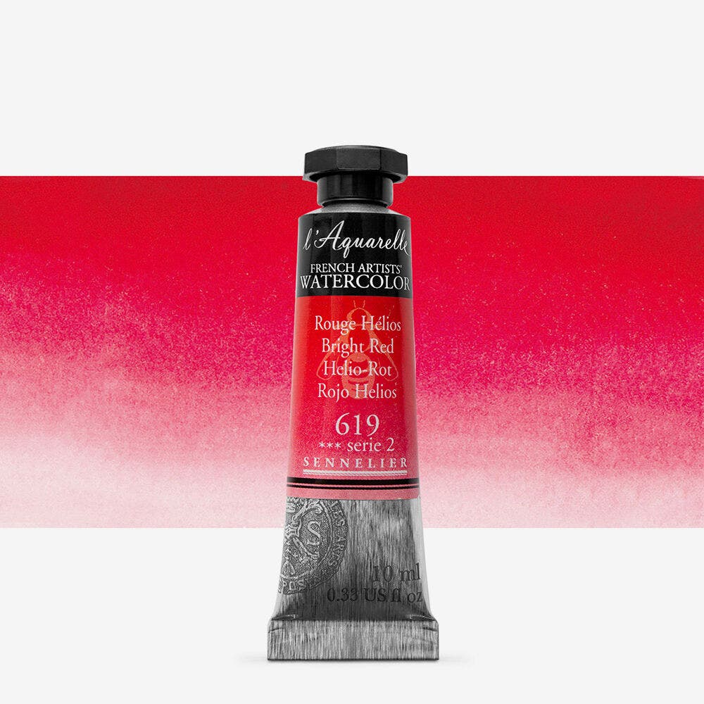 Sennelier - Aquarelle Extra Fine Tube 10Ml Rouge HéLios S2