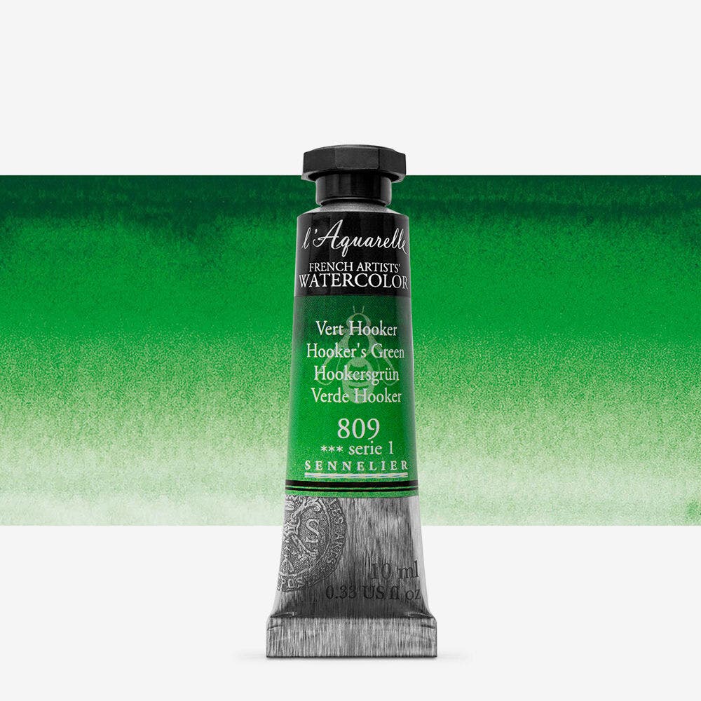 Sennelier - Aquarelle Extra Fine Tube 10Ml Vert Hooker S1