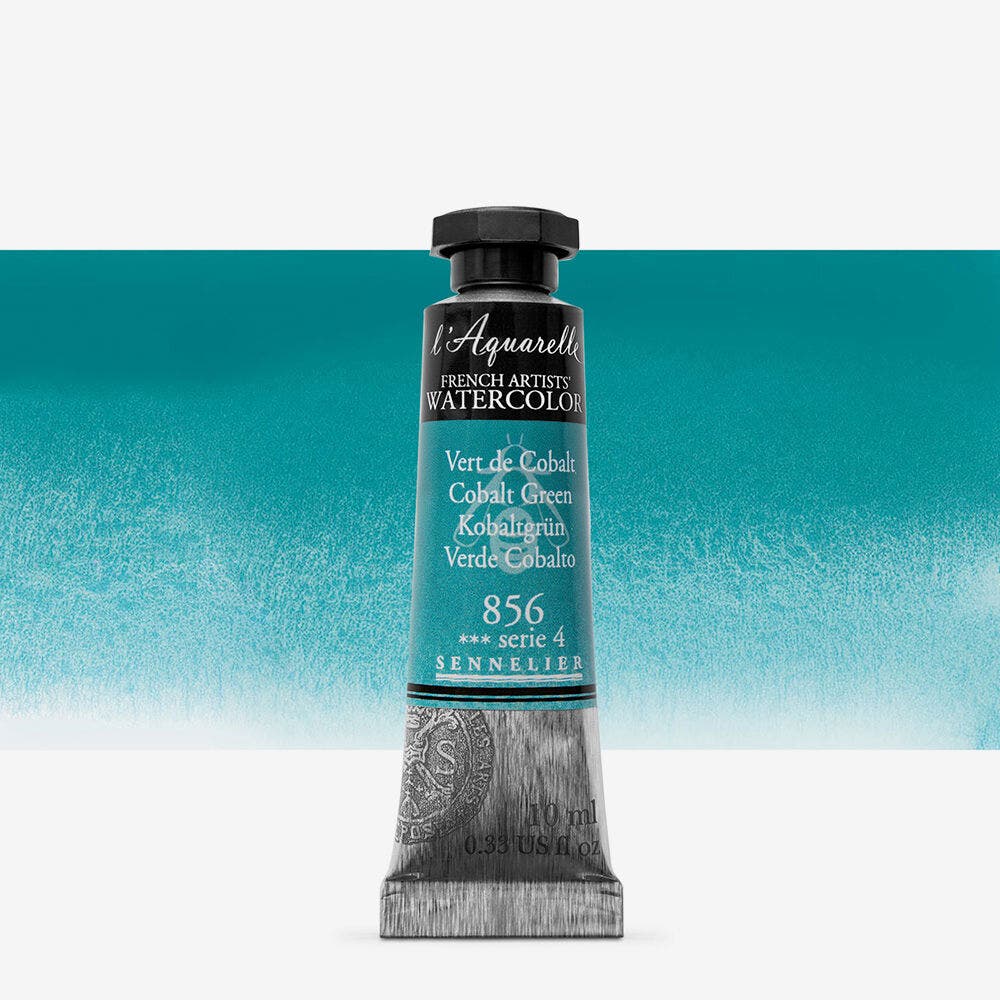 Sennelier - Aquarelle Extra Fine Tube 10Ml Vert De Cobalt S4