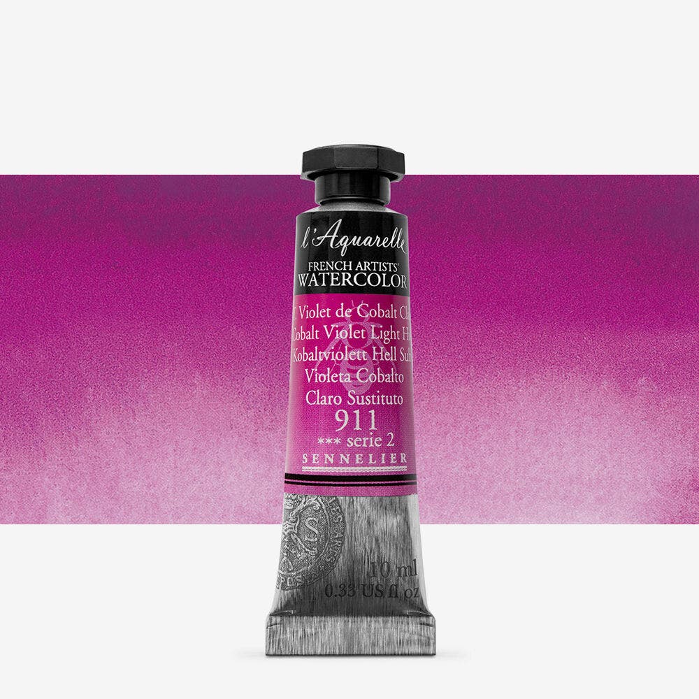 Sennelier - Aquarelle Extra Fine Tube 10Ml Ton Violet De Cobalt Clair S2