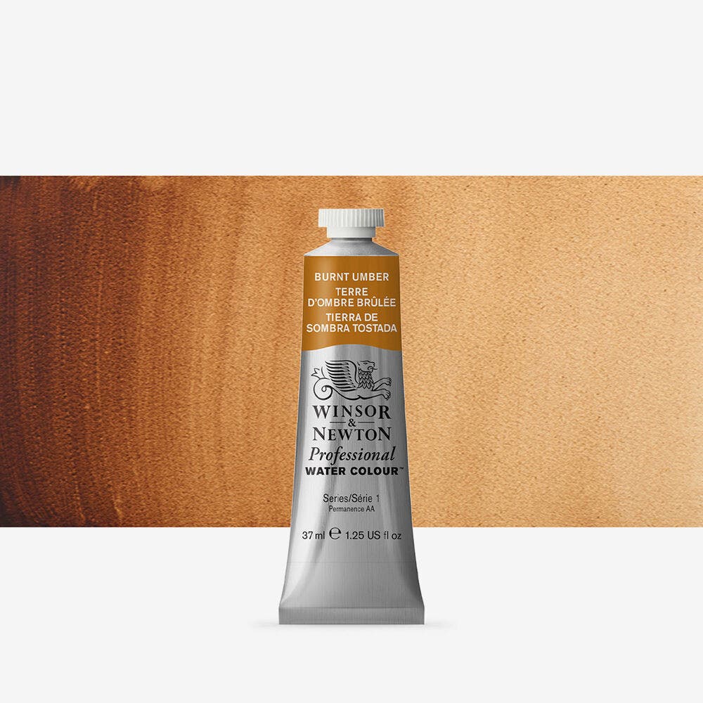 Winsor & Newton - Professional Watercolour 37Ml Burnt Umber Uv 3