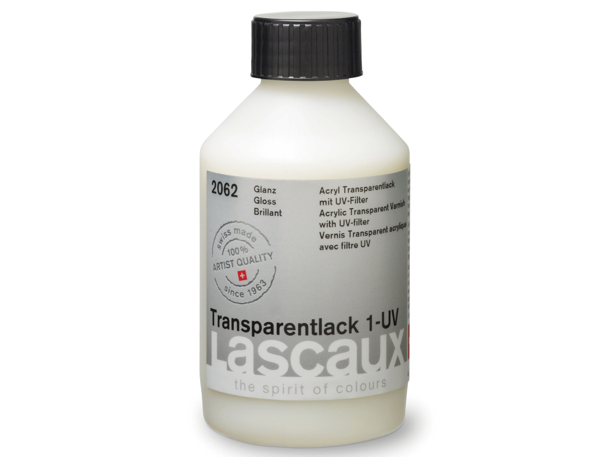 Lascaux - Transparent Varnish 1 Uv Gloss Bottles Of 250 Ml