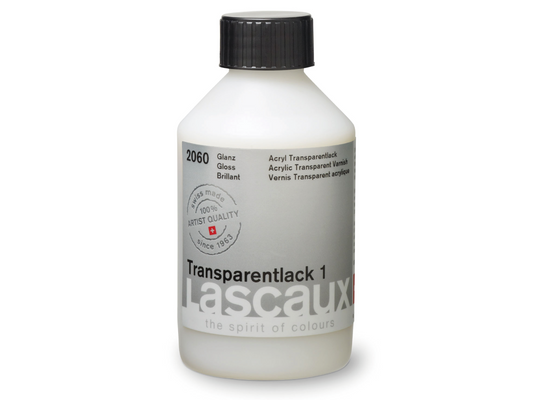 Lascaux - Transparent Varnish 1 Gloss Bottles Of 250 Ml