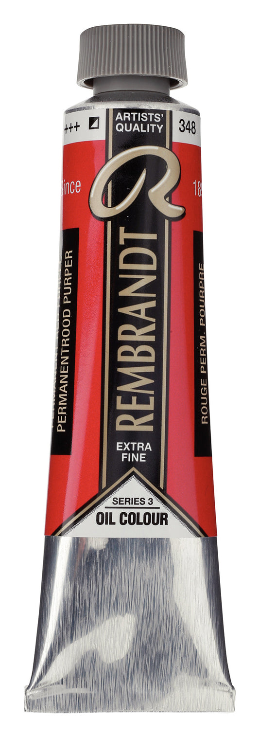 Rembrandt - Olieverf Tube 40 Ml Permanentrood Purper 348