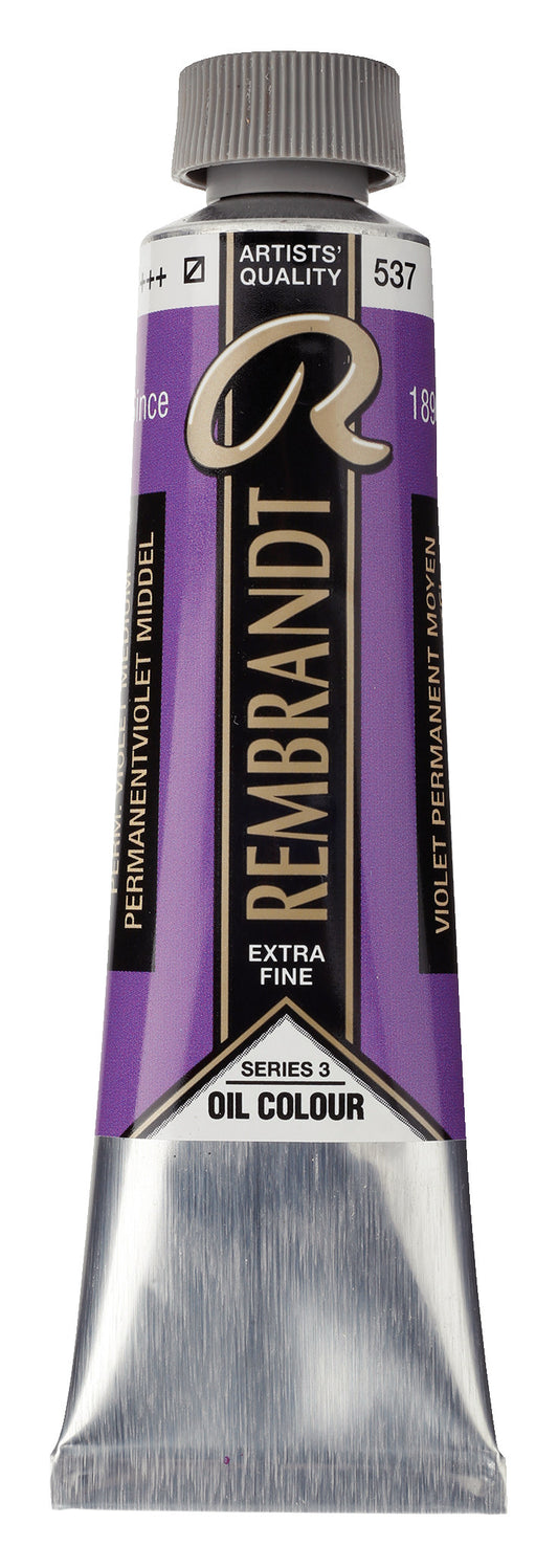 Rembrandt - Olieverf Tube 40 Ml Permanentviolet Middel 537