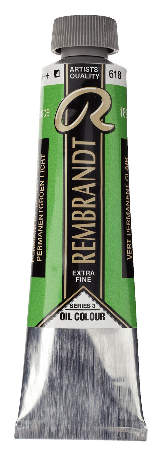Rembrandt - Olieverf Tube 40 Ml Permanentgroen Licht 618