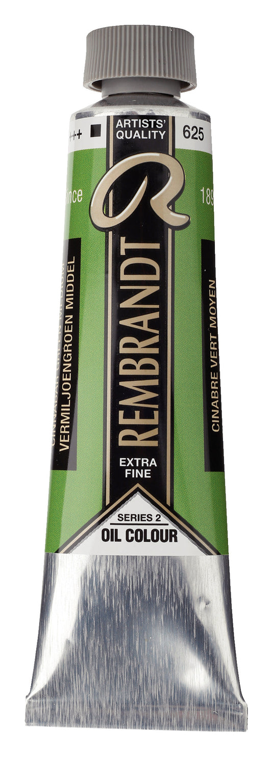 Rembrandt - Olieverf Tube 40 Ml Vermiljoengroen Middel 625