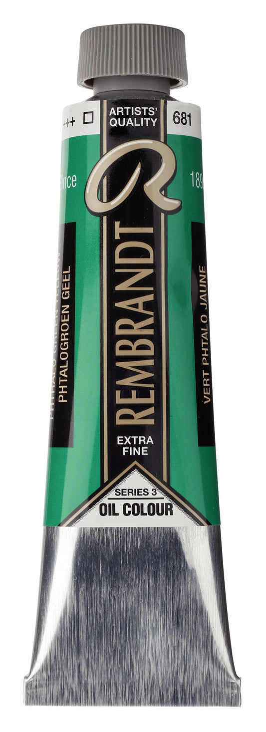Rembrandt - Olieverf Tube 40 Ml Phtalogroen Geelachtig 681