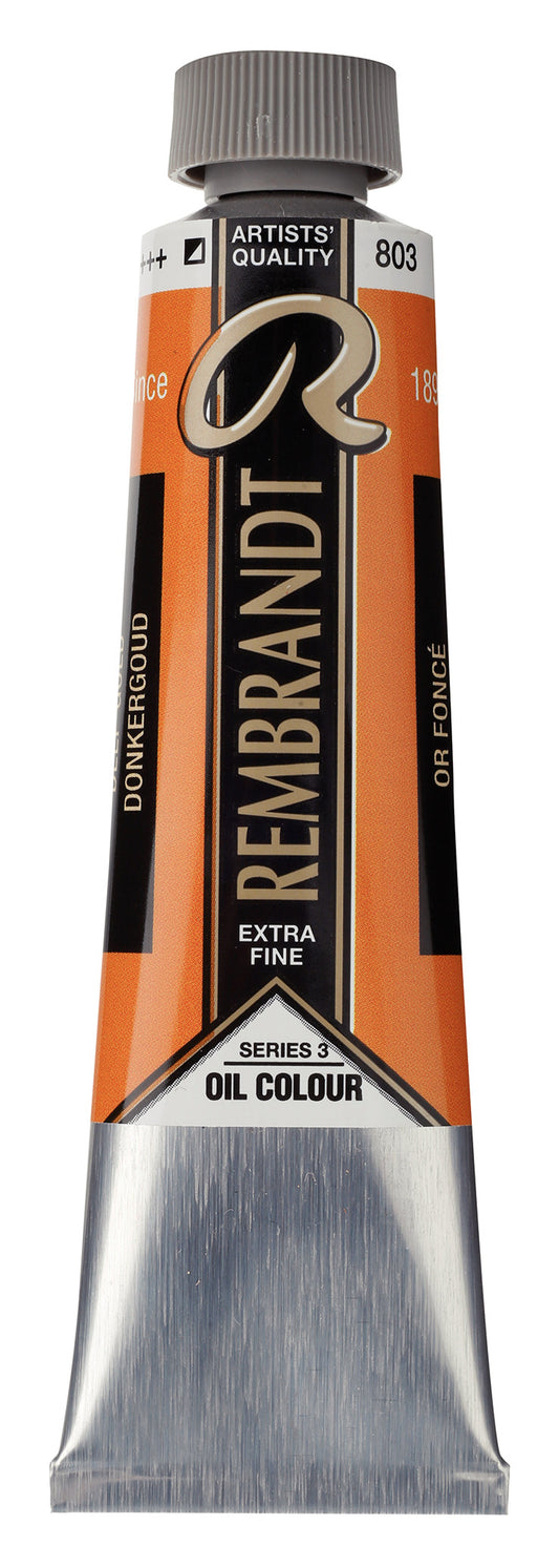 Rembrandt - Olieverf Tube 40 Ml Donkergoud 803