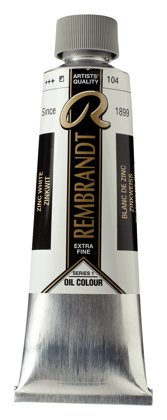 Rembrandt - Olieverf Tube 150 Ml Zinkwit (Saffloerolie) 104