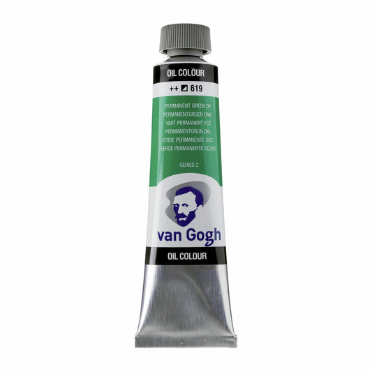 Van Gogh - Olieverf Tube 40 Ml Permanentgroen Donker 619