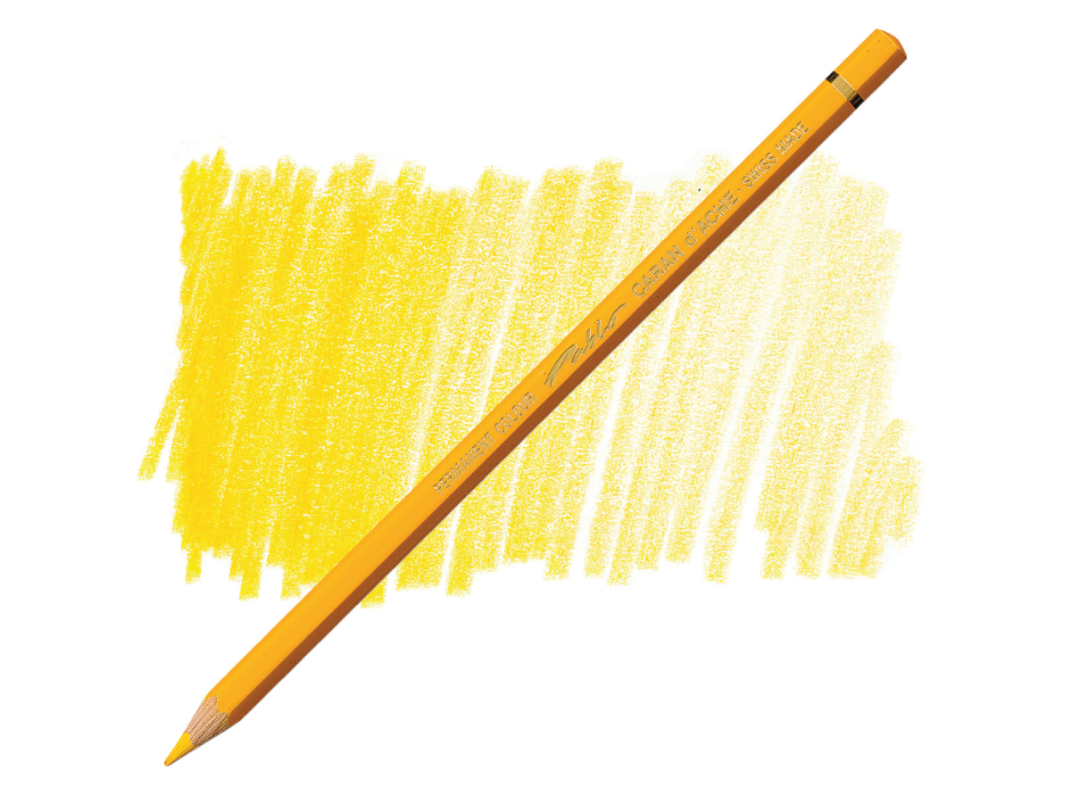 Caran D'Ache - Classic Pablo Pencil Golden Yellow-Fsc Uv 3
