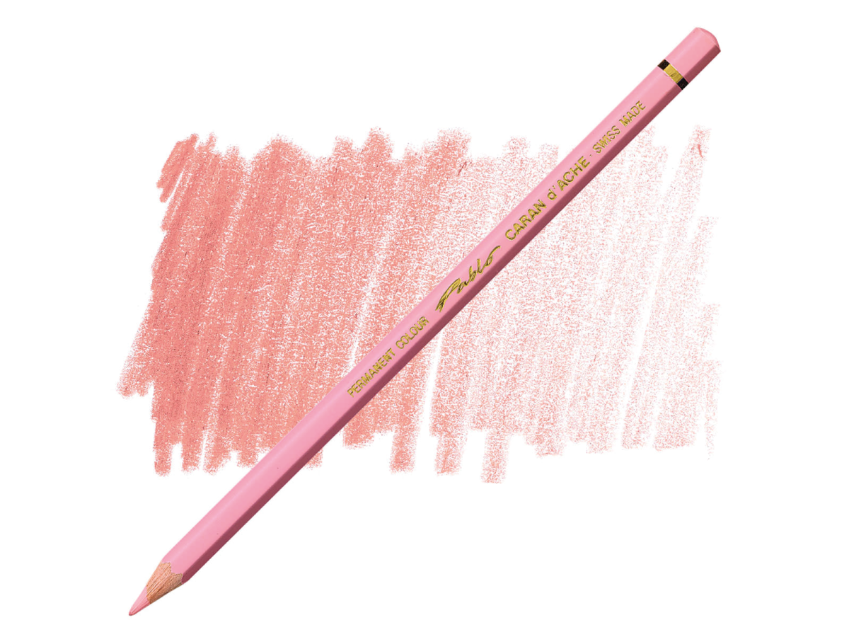 Caran D'Ache - Classic Pablo Pencil Salmon Pink-Fsc Uv 12