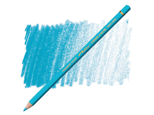 Caran D'Ache - Classic Pablo Pencil Turquoise Blue-Fsc Uv 12