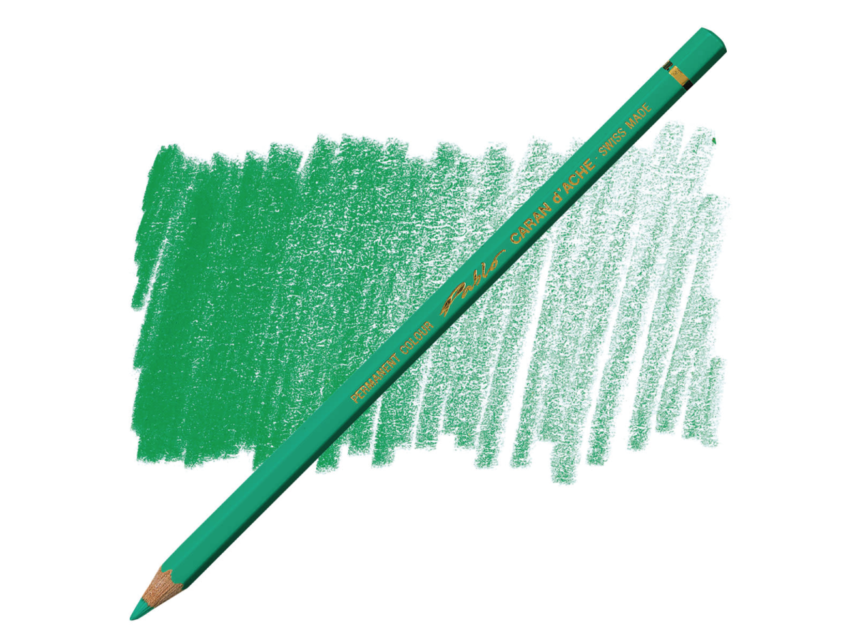 Caran D'Ache - Classic Pablo Pencil Emerald Green-Fsc Uv 3