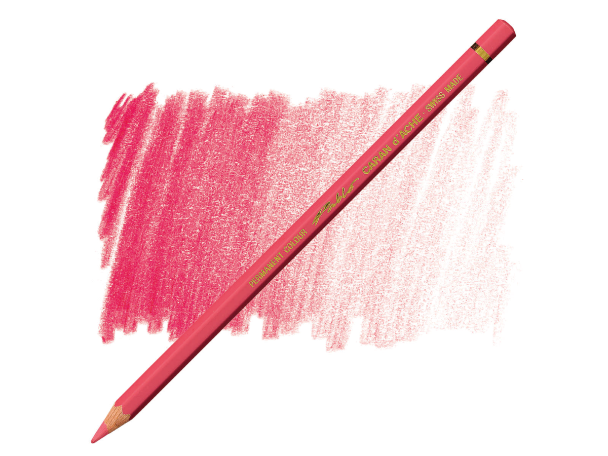 Caran D'Ache - Classic Pablo Pencil Raspberry Red-Fsc Uv 3