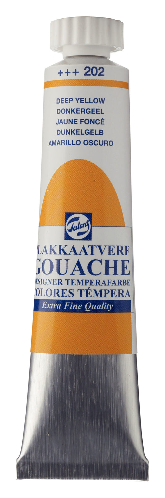 Talens - Gouache Extra Fine Quality Tube 20 Ml Donkergeel 202