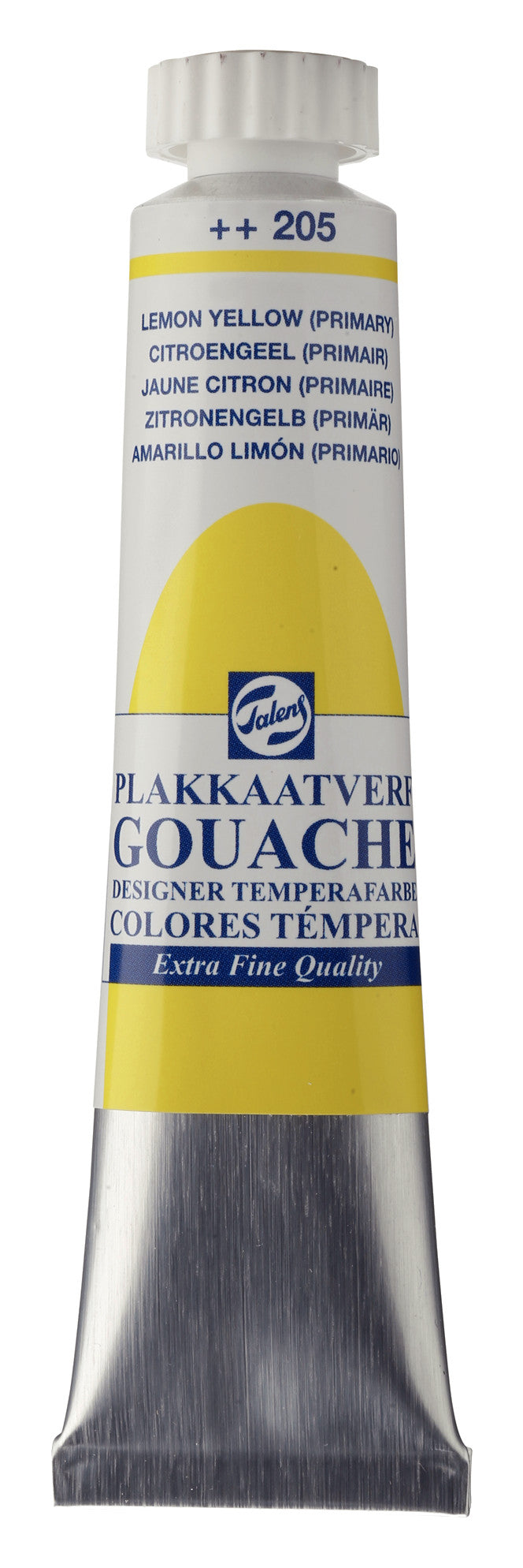 Talens - Gouache Extra Fine Quality Tube 20 Ml Citroengeel (Pri r) 205
