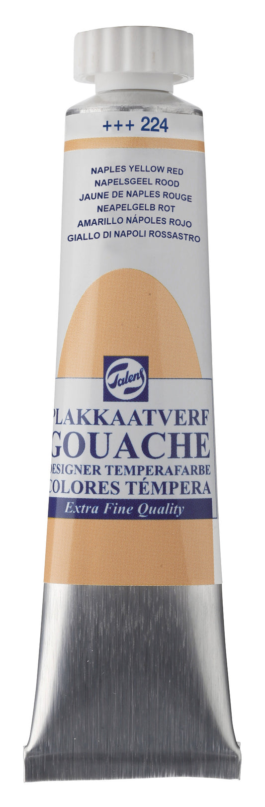 Talens - Gouache Extra Fine Quality Tube 20 Ml Napelsgeel Rood 224