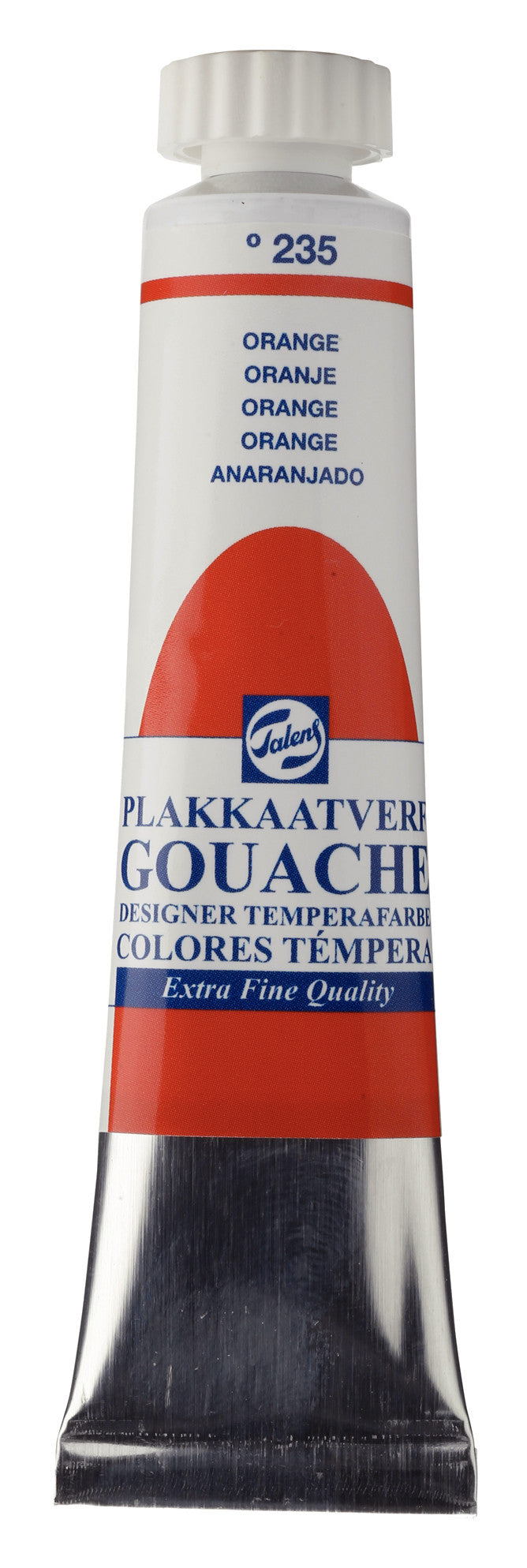 Talens - Gouache Extra Fine Quality Tube 20 Ml Oranje 235