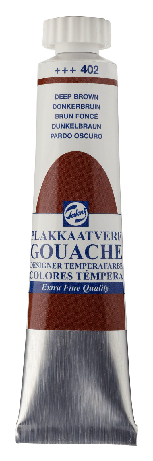 Talens - Gouache Extra Fine Quality Tube 20 Ml Donkerbruin 402