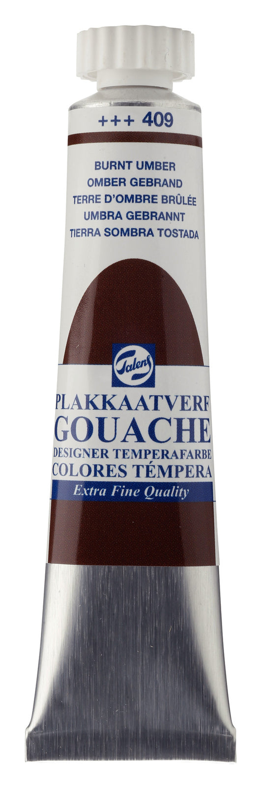 Talens - Gouache Extra Fine Quality Tube 20 Ml Omber Gebrand 409