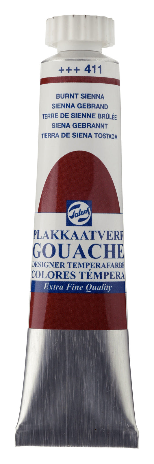 Talens - Gouache Extra Fine Quality Tube 20 Ml Sienna Gebrand 411