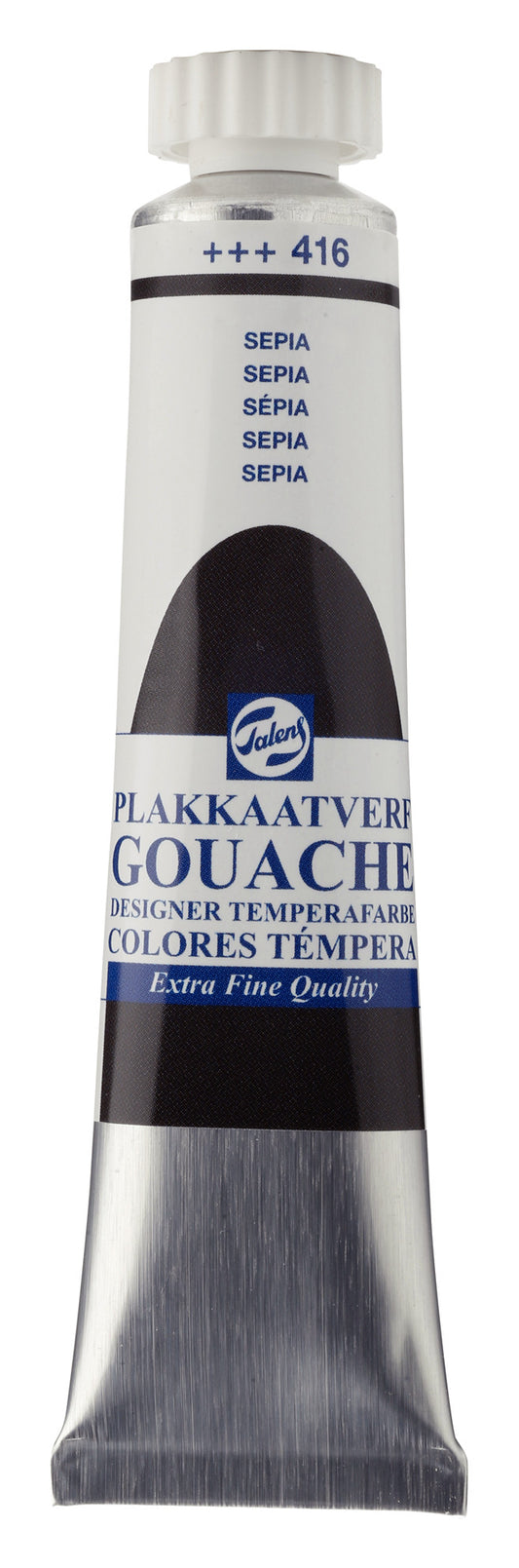 Talens - Gouache Extra Fine Quality Tube 20 Ml Sepia 416