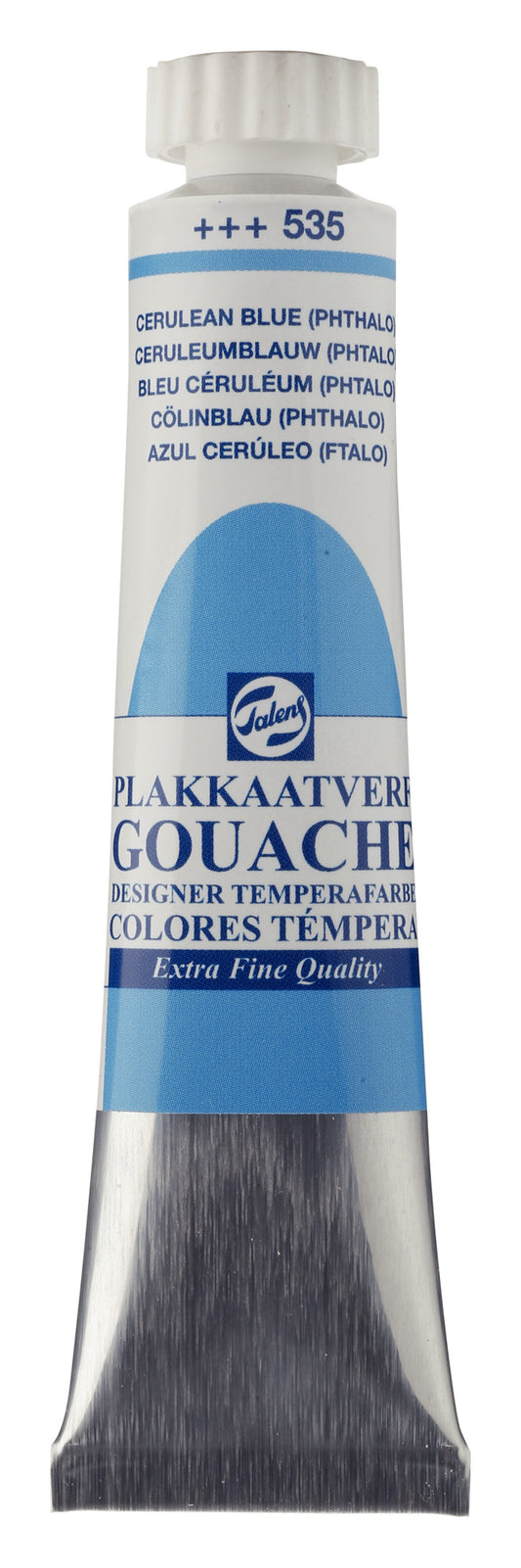 Talens - Gouache Extra Fine Quality Tube 20 Ml Ceruleumblauw (Phtalo) 535