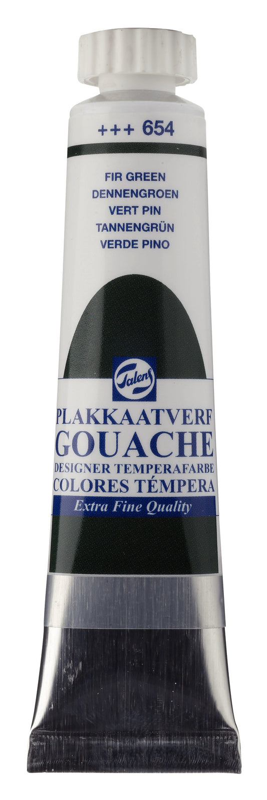 Talens - Gouache Extra Fine Quality Tube 20 Ml Dennengroen 654