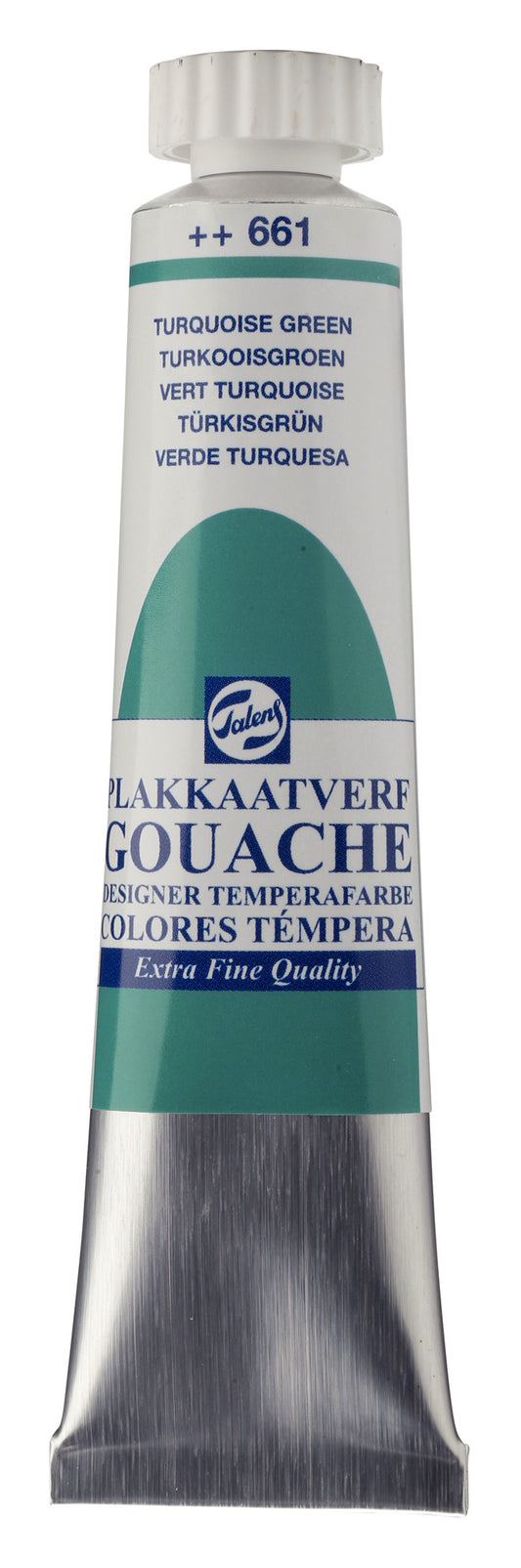 Talens - Gouache Extra Fine Quality Tube 20 Ml Turkooisgroen 661