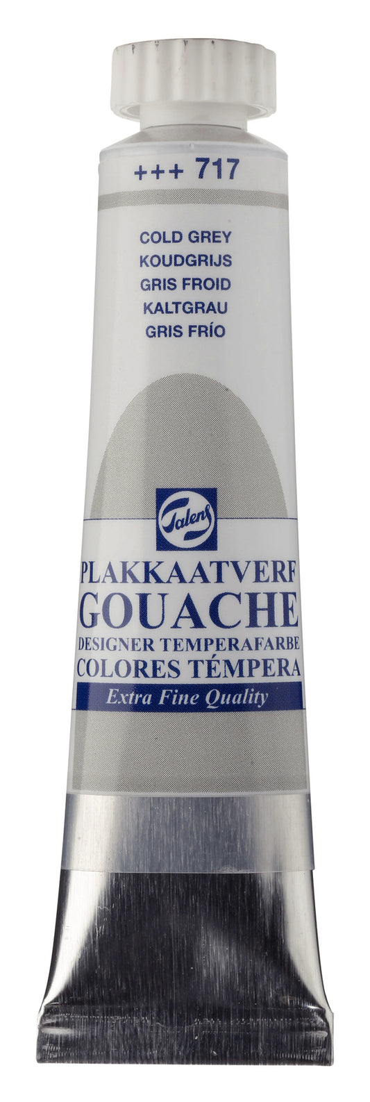 Talens - Gouache Extra Fine Quality Tube 20 Ml Koudgrijs 717