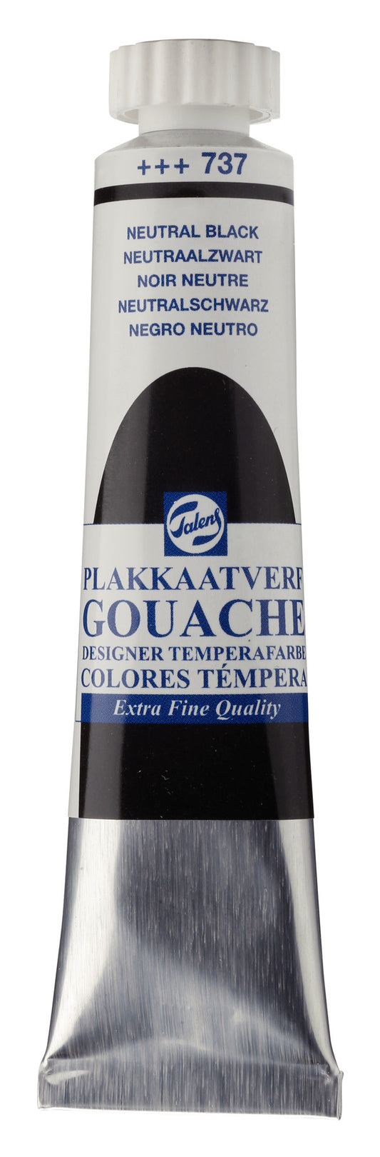 Talens - Gouache Extra Fine Quality Tube 20 Ml Neutraalzwart 737