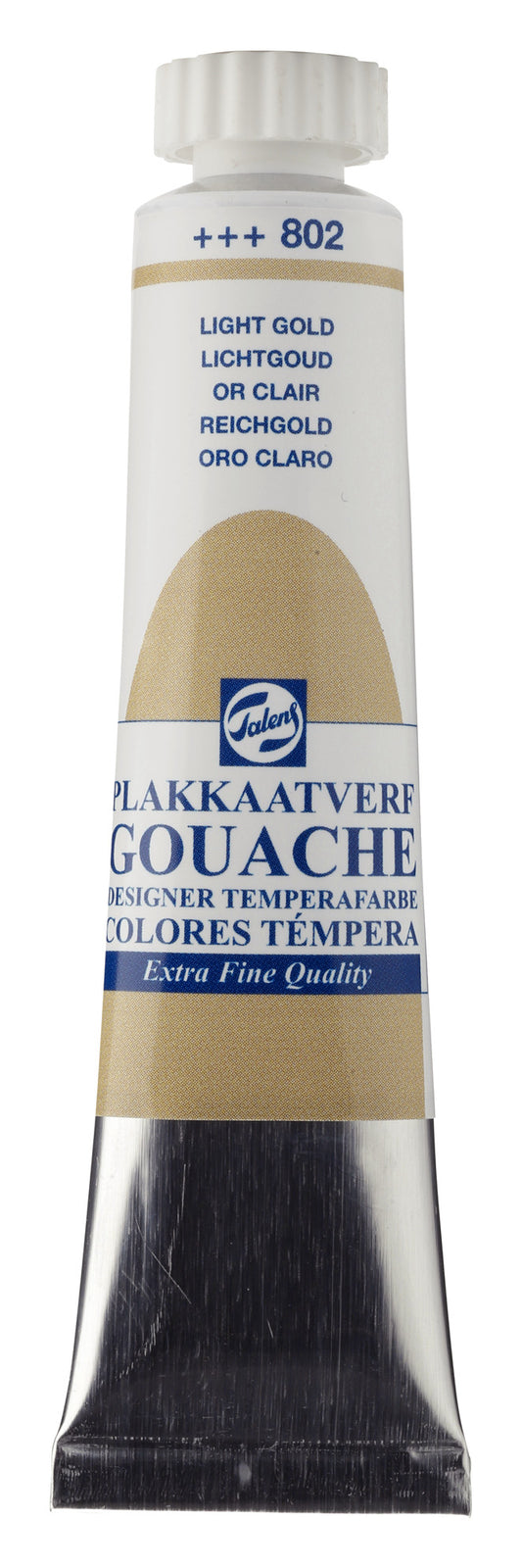 Talens - Gouache Extra Fine Quality Tube 20 Ml Lichtgoud 802