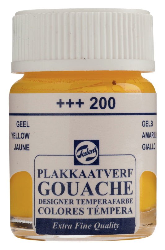 Talens - Gouache Extra Fine Quality Fles 16 Ml Geel 200