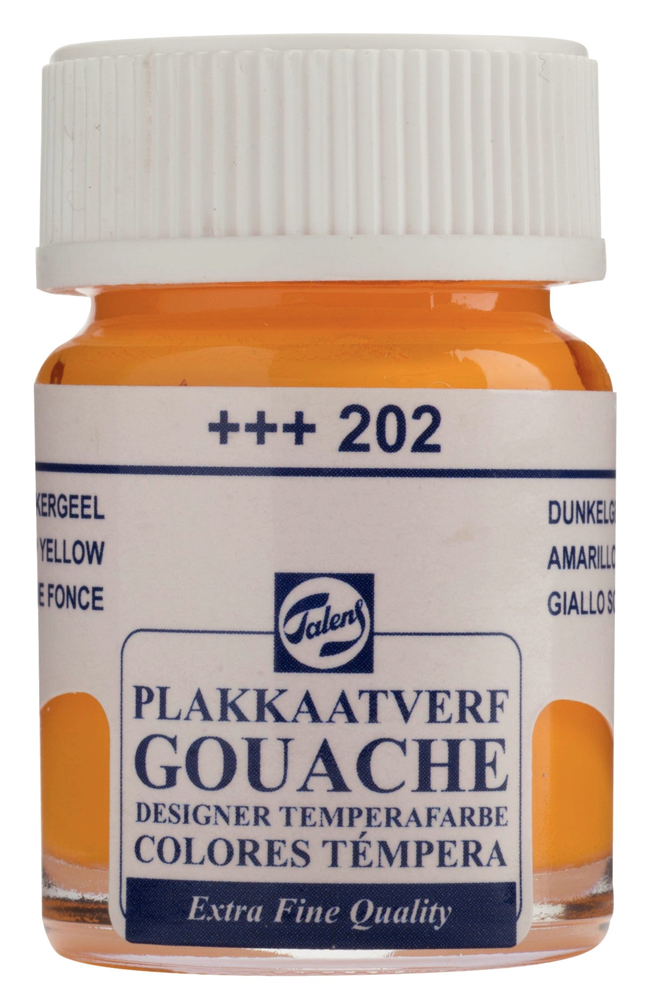 Talens - Gouache Extra Fine Quality Fles 16 Ml Donkergeel 202