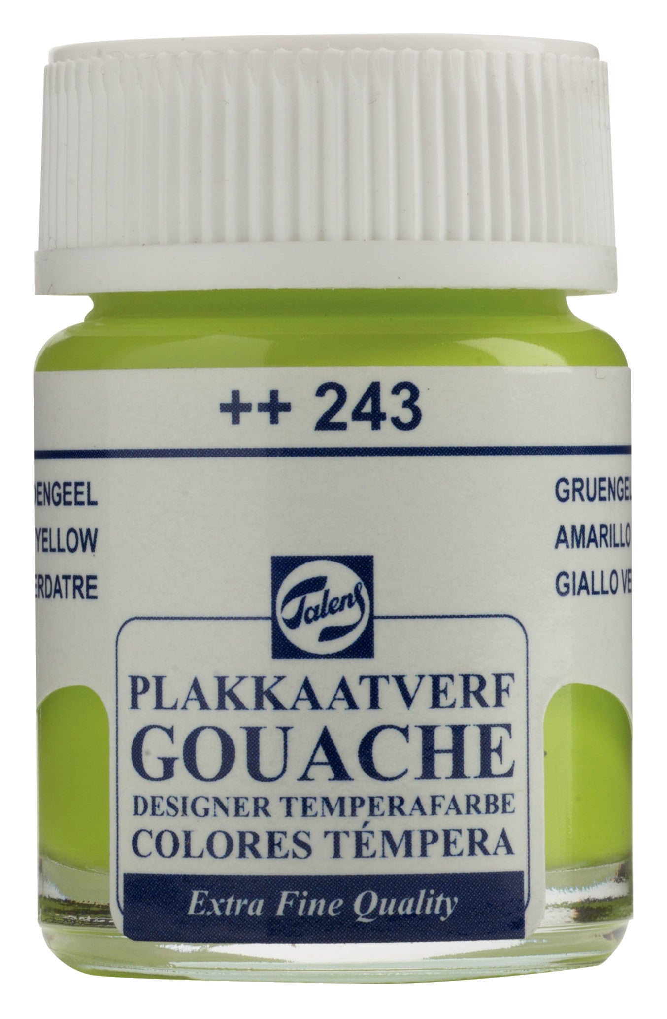 Talens - Gouache Extra Fine Quality Fles 16 Ml Groengeel 243