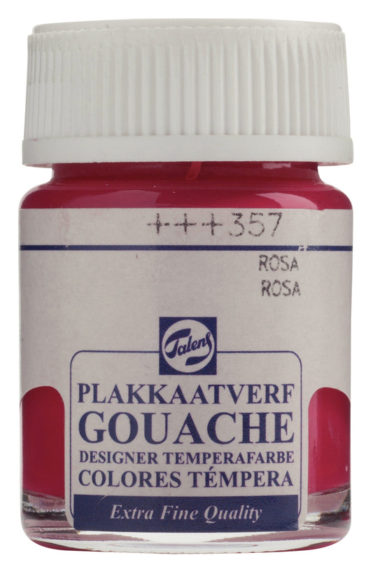 Talens - Gouache Extra Fine Quality Fles 16 Ml Roze 357