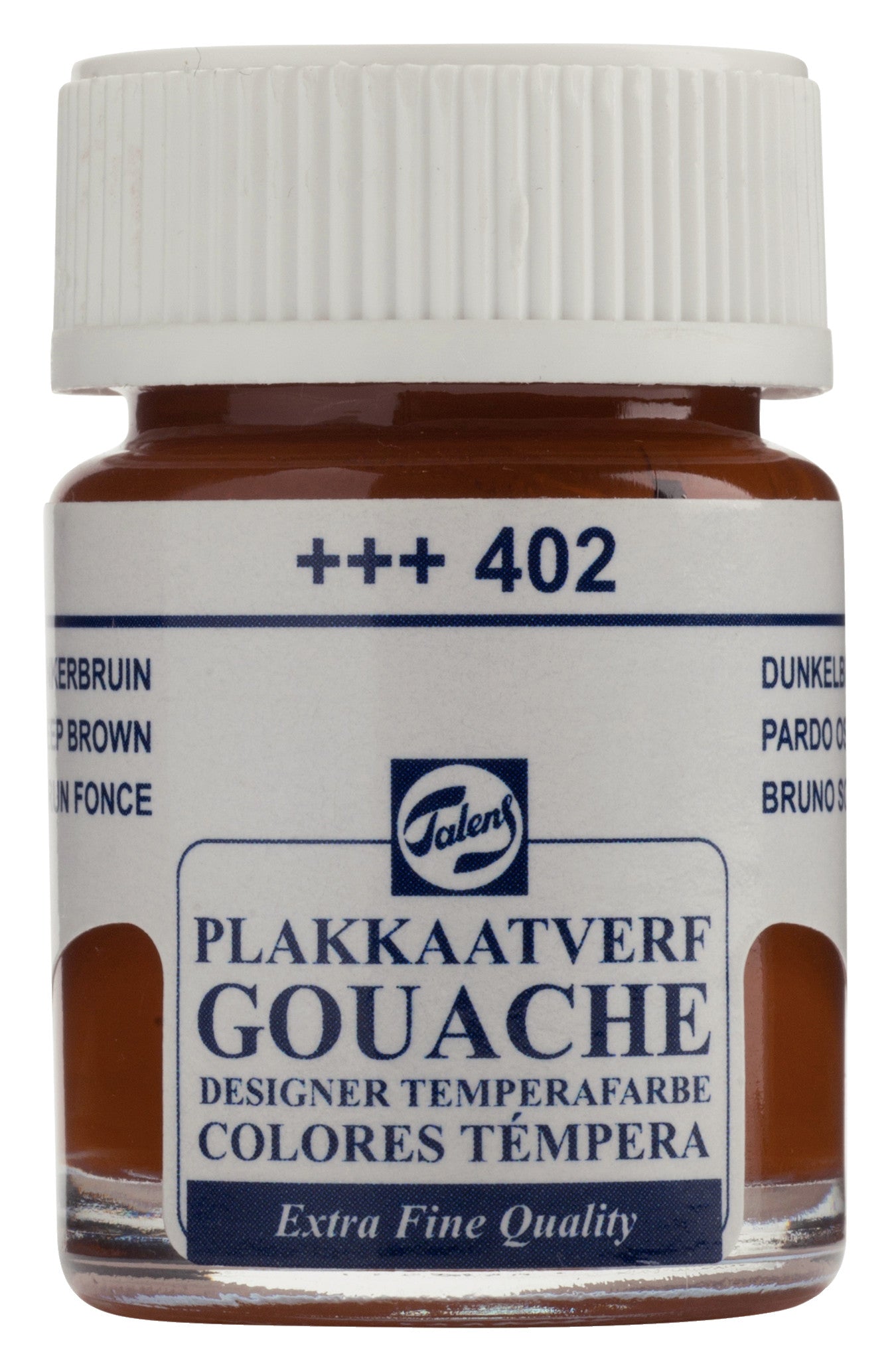 Talens - Gouache Extra Fine Quality Fles 16 Ml Donkerbruin 402