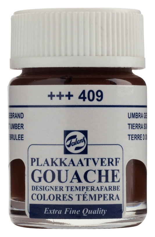Talens - Gouache Extra Fine Quality Fles 16 Ml Omber Gebrand 409
