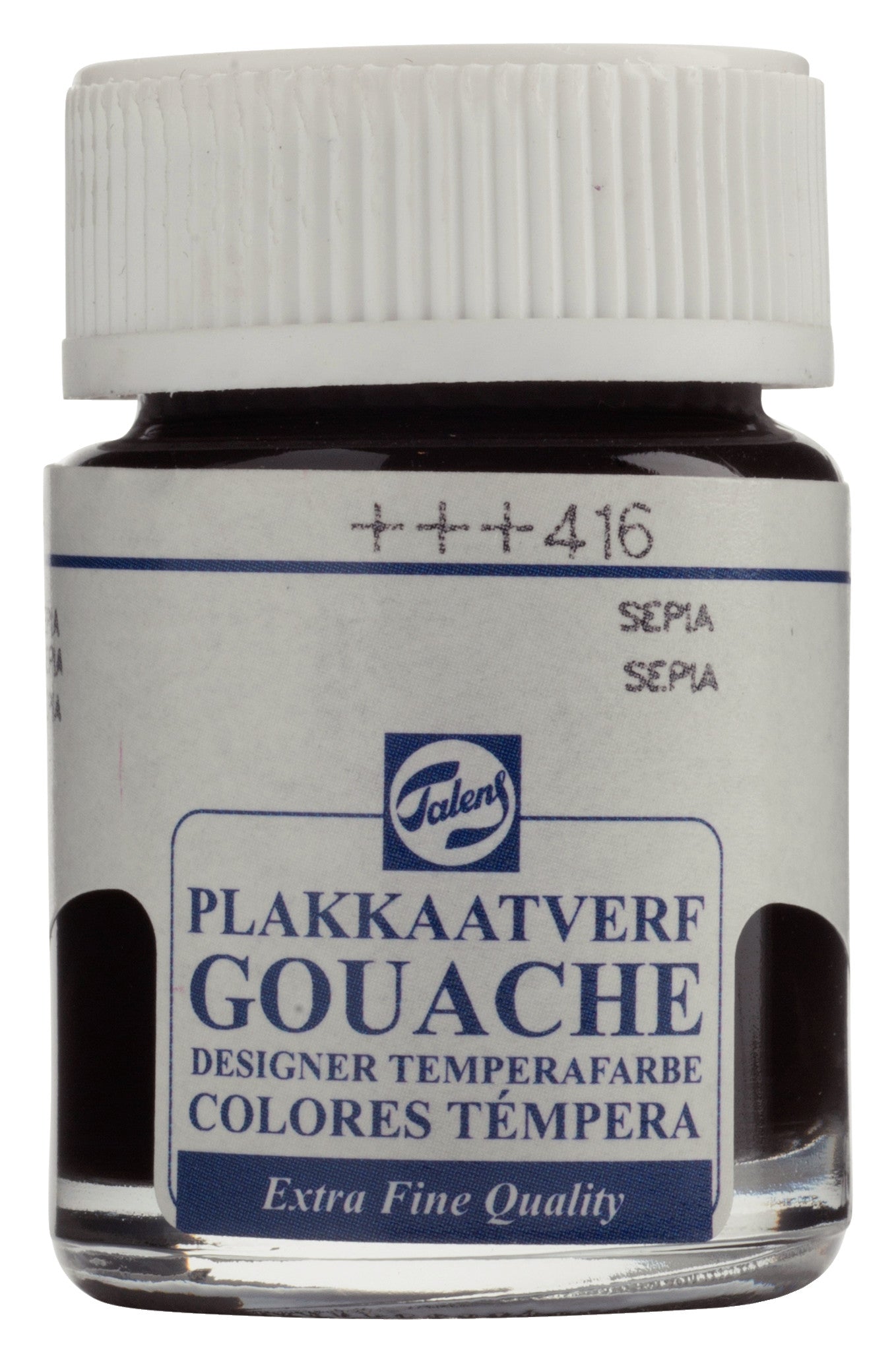Talens - Gouache Extra Fine Quality Fles 16 Ml Sepia 416