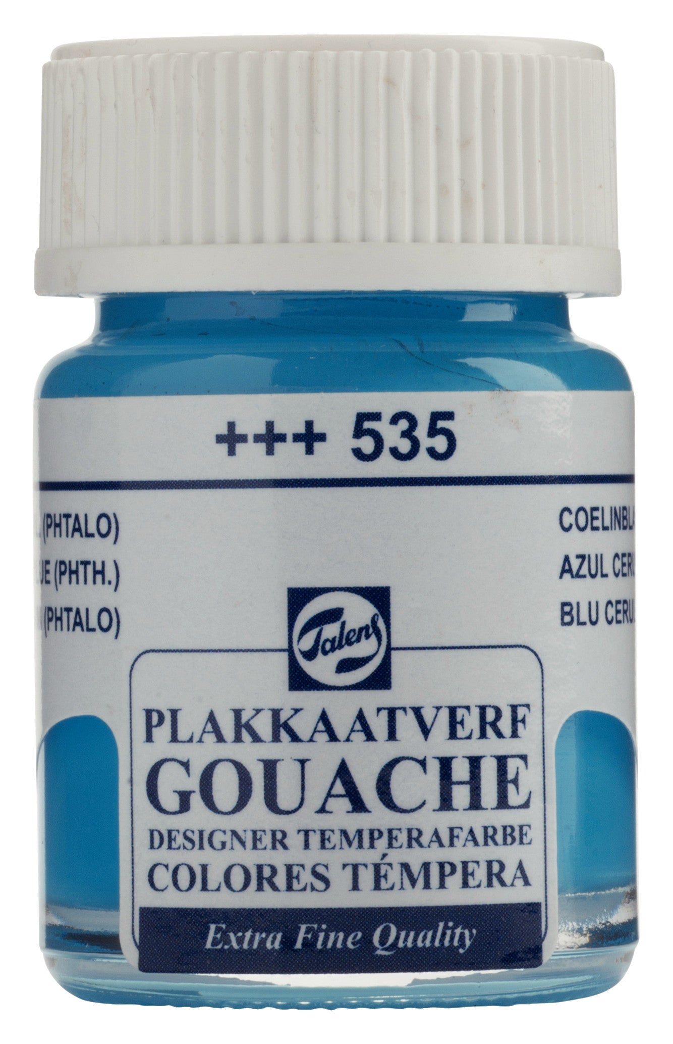 Talens - Gouache Extra Fine Quality Fles 16 Ml Ceruleumblauw (Phtalo) 535