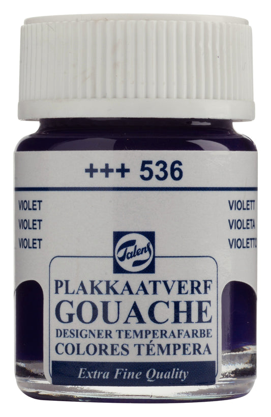 Talens - Gouache Extra Fine Quality Fles 16 Ml Violet 536