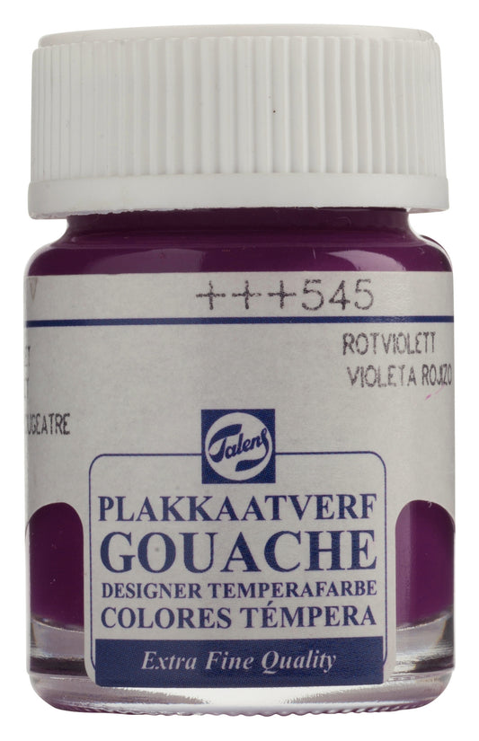 Talens - Gouache Extra Fine Quality Fles 16 Ml Roodviolet 545