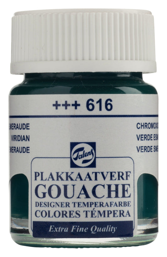 Talens - Gouache Extra Fine Quality Fles 16 Ml Vert √Âmeraude 616