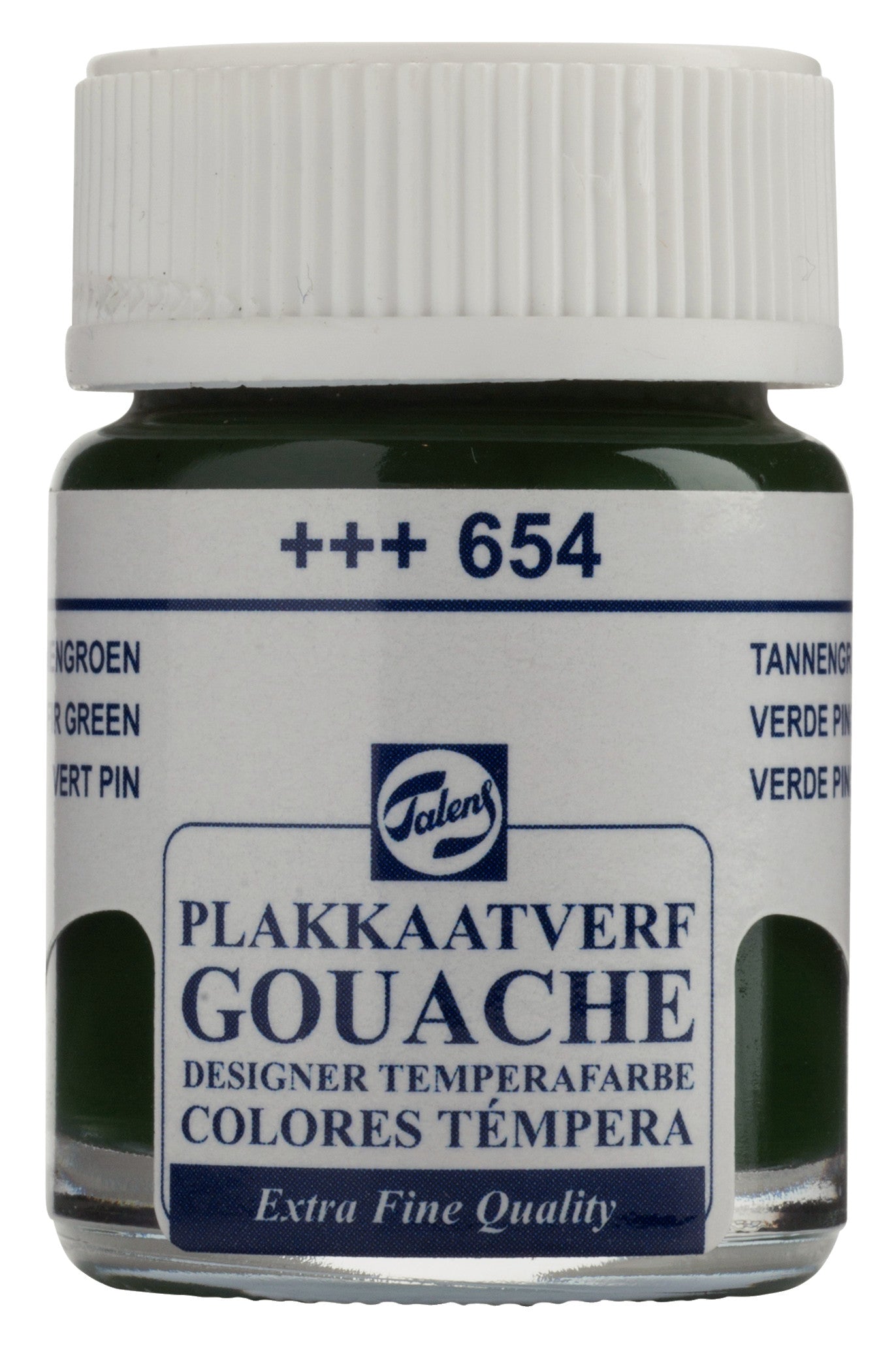 Talens - Gouache Extra Fine Quality Fles 16 Ml Dennengroen 654