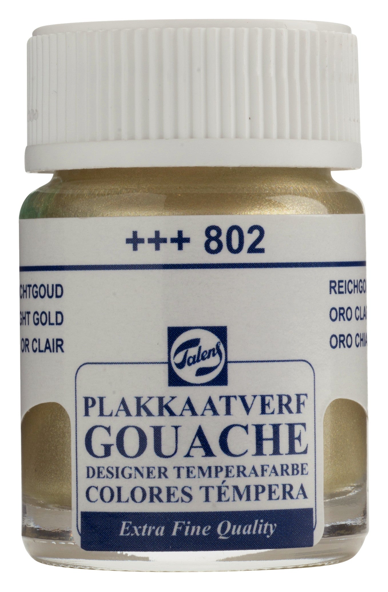 Talens - Gouache Extra Fine Quality Fles 16 Ml Lichtgoud 802