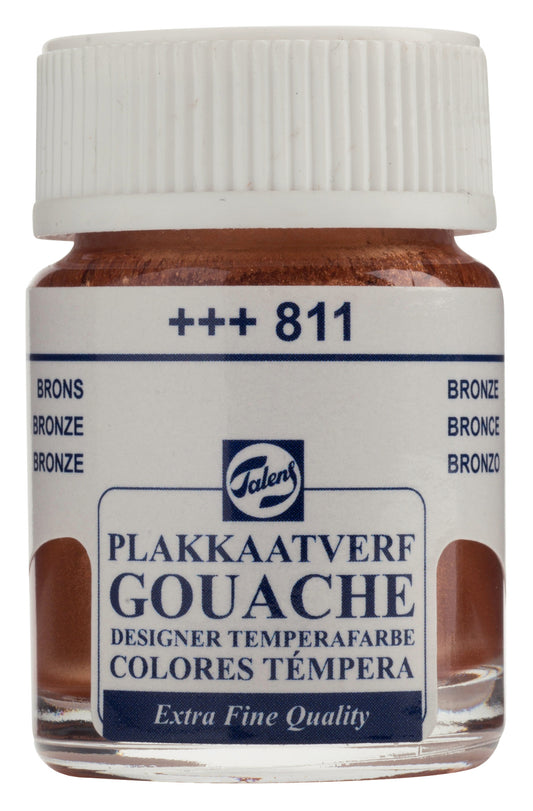 Talens - Gouache Extra Fine Quality Fles 16 Ml Brons 811
